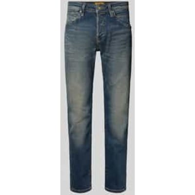 Tapered fit jeans in used-look, model 'MIKE'