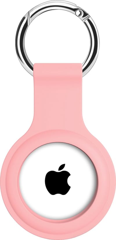 Xccess Silicon Airtag Keychain Pink