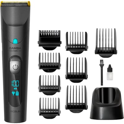 DRAADLOZE TONDEUSE CECOTEC BAMBA PRECISIONCARE WET&DRY LED ZWART