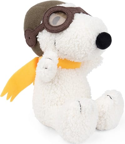 Bon Ton Toys Peanuts - Snoopy Flying Ace Eco Tiny Teddy - 20 cm