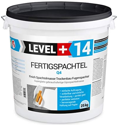 Spatel Massa - Glad Werk - Muren Vlakken - Klaar voor Gebruik - 25 kg - Wit