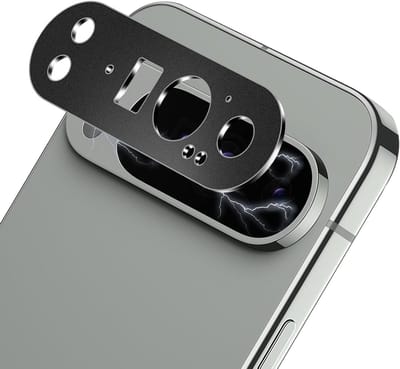 Camera Lens Beschermfolie voor Google Pixel 9 Pro XL, Metalen Aluminium Frame, Schermbeschermer voor Camera Lens - Zwart, Krasbestendig en Duurzaam