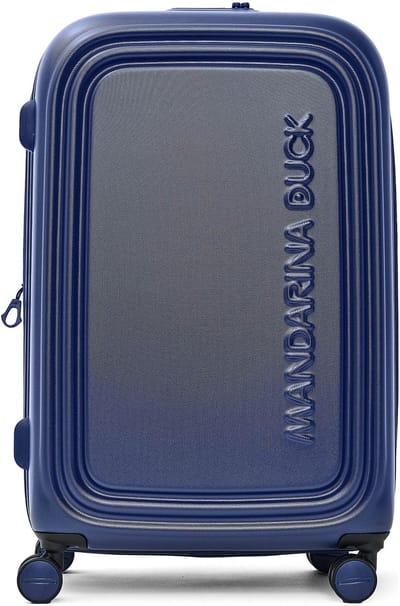 MANDARINA DUCK trolley Logoduck + Trolley Deep Blue donkerblauw 70cm