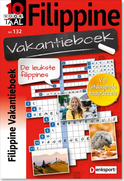 Denksport Puzzelboek 10 voor Taal - Filippine vakantieboek, editie 132
