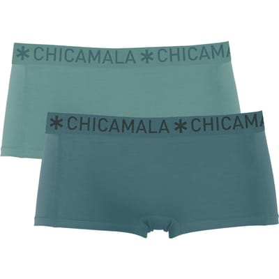 Chicamala Dames Boxershorts – 2 Pack – Ondergoed – Kleding – 95% Katoen – Normale Lengte – Dameskleding – Onderbroeken Dames