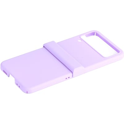 Opvouwbare Scherm Telefoonhoesje Ultra Dun Krasbestendig Schokbestendig Draagbare Mobiele Telefoon Beschermhoes Paars voor Zflip4 white