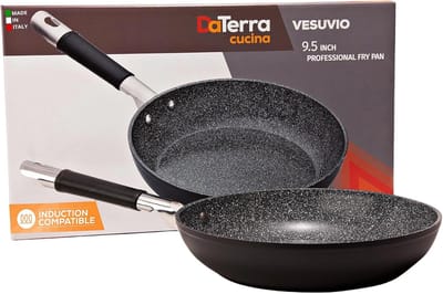 Keramische Koekenpan 24 cm - Non-stick & Ovenbestendig - Geschikt voor Inductie - Hittebestendig - Vaatwasserbestendig