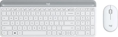 Logitech MK470 Qwerty toetsenbord + muis - Wit