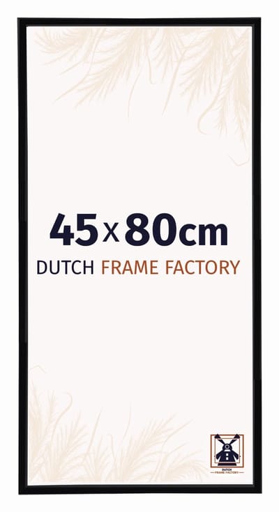 Fotolijst 45x80 cm - Kunststof - Zwart Hoogglans - Angers