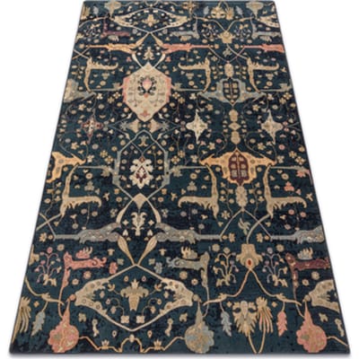 Kleden Rugsx tapijt POLONIA Persej oosters marineblauw 200x300 cm
