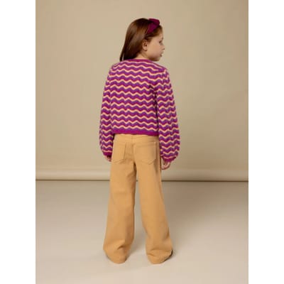 LOOXS Little Meisjes broek - Maat 92 in de kleur beige van 97% Cotton 3% spandex - 2531-7618-535