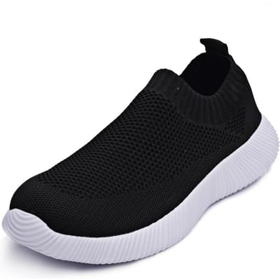 Printemps femmes chaussures tricot chaussette baskets femmes chaussures plates décontracté respirant baskets chaussures plates chaussures de marche pour les femmes 36