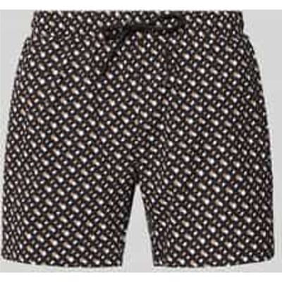 regular fit zwembroek met all-over motief model 'MANU NEW'