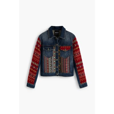 Dames spijkerjack Desigual Etnica