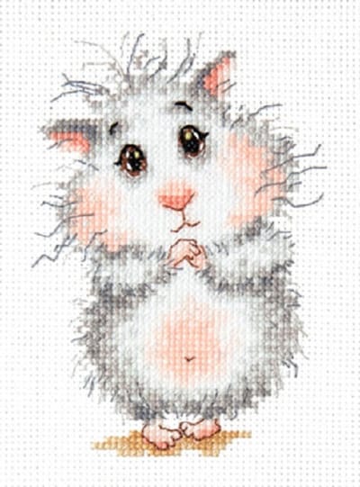 Borduurpakket Hamster Please - Chudo Igla