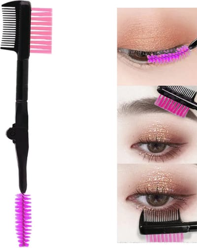GEAR3000® Opvouwbare wenkbrauw borstel - wimperborstel - edges brush - wimper kam
