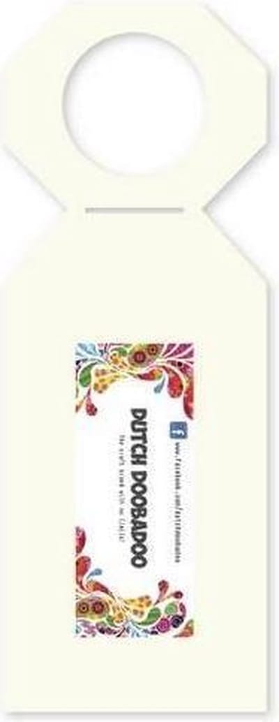 Dutch Doobadoo Dutch Shape stencil fleshanger label 241x90 milimeter 470.713.005