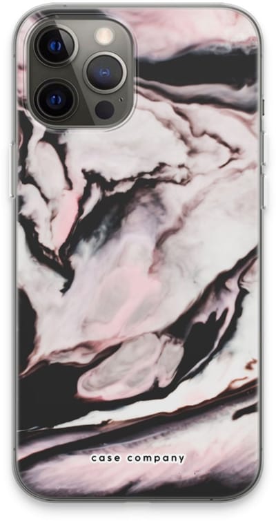 Case Company® - Hoesje geschikt voor iPhone 13 Pro Max hoesje - Roze stroom - Soft Cover Telefoonhoesje - Bescherming aan alle Kanten en Schermrand