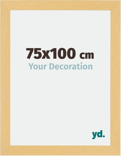 Your Decoration - Fotolijst 75x100 cm - MDF - Beuken Decor - Mura