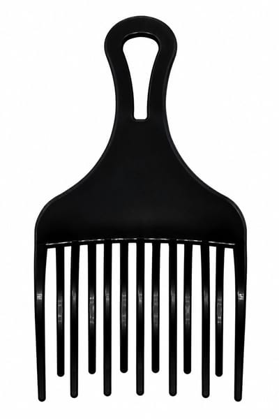 Haar in Stijl® Afro Kam Zwart - Kroeshaar Ontklitten - Brede Tanden