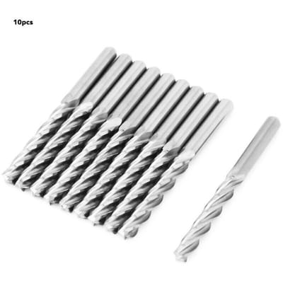 Vlakke frees, 1/8” schacht, 4-snijdige frees (3.175 x 17 x 22 mm)