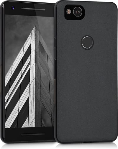 kwmobile telefoonhoesje geschikt voor Google Pixel 2 - Hoesje voor smartphone - Back cover in mat zwart