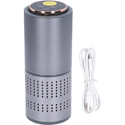 Auto Luchtreiniger Huis Auto USB Voeding Geurverwijdering Paars Licht Negatieve Ionen Luchtreiniger