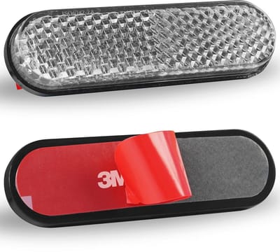 Reflector voor fiets en motor - 70 × 20 × 8 mm - E4 getest - Verhoog de verkeersveiligheid - SnelShoppen