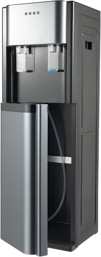 Water Dispenser - Drankkoeler Fontein - Snel Water Tappen - Bodemlading Ontwerp - 90 cm Hoog - Donkergrijs