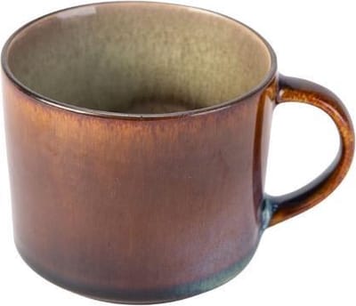 Cosy & Trendy Koffiekopje Quintana Green – 220 ml – Bevat 1 koffiekopje – Groene aardewerk met unieke textuur – Vaatwasser- en Magnetronbestendig
