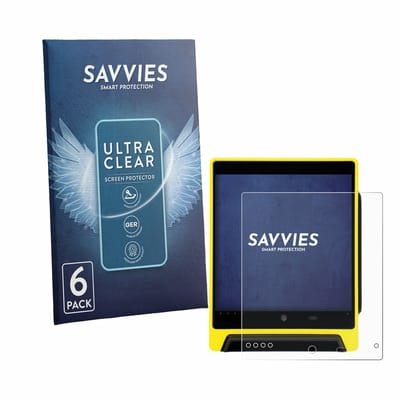 Savvies - Screenprotector voor Nayax VPOS Media 4 - Folie Beschermfolie transparant 6 Stuks