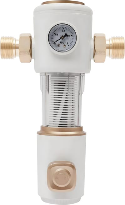 Waterfilters - Voor huishoudelijk gebruik - Sediment terugspoelfilter - Wit