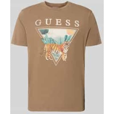 t-shirt met motiefprint model 'TIGER SPIRIT'