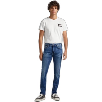 Pepe Jeans Heren Jeans Broeken STANLEY tapered Fit Blauw 29W / 32L Volwassenen