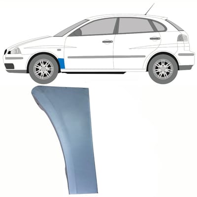 Reparatiepaneel voorspatbord voor Seat Ibiza Cordoba 2002-2008 / Links