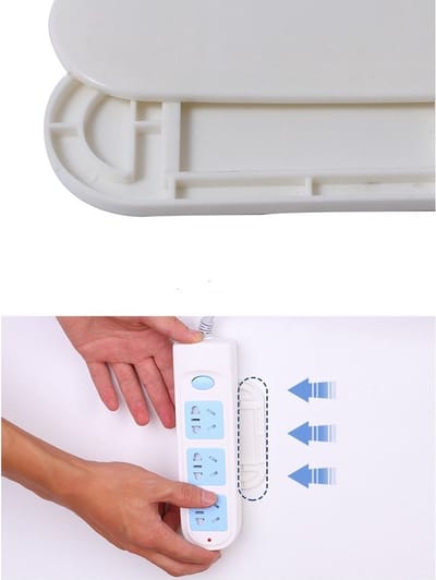 Stopcontact Houder-zelfklevend Houder- Muur Kabel Opslag Houder -dubbelzijdige- Socket Holder - hangen fotolijst en afstandsbediening