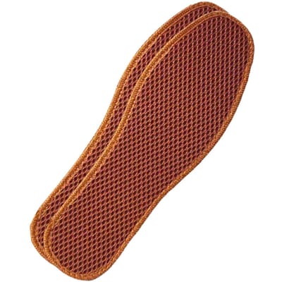Bamboe Houtskool Deodorant Net Binnenzolen Ademend Zweet Absorberend Schoenkussentjes voor Heren Dames Kaki 37 37 kaki
