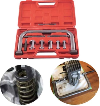 Casa Living Klepveer Compressor Kit - Motor Gereedschapsset - 5 Adapters - Inclusief Opbergkoffer - Auto & Motor Onderhoud
