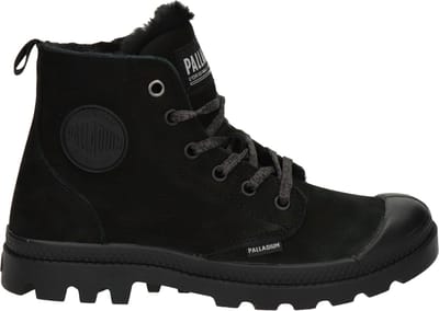 Palladium PAMPA HIGH ZIP WL - Volwassenen VeterlaarzenHalf-hoge schoenen - Kleur: Zwart - Maat: 42