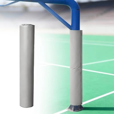 Paal beschermhoes - Veiligheidspad - Sportactiviteiten - Weerbestendig materiaal - 180 cm lengte - Zwart