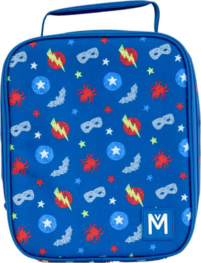 MontiiCo koeltas Large - thermo lunchtas - Superhero
