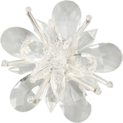 Bloemen Schoenklem DIY Modieus Glanzend Elegant Afneembaar Decoratieve Bruiloftsschoen Gesp voor white