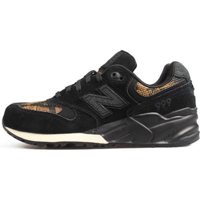New Balance Nb 999 Comfortabele Schokabsorptie Sneldrogend Laag Uitgesneden Hardloopschoenen Dames sneaker Zwart Geel WL999PW 37 black
