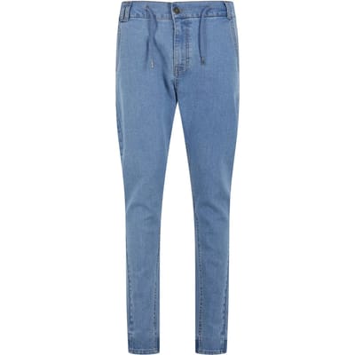 Urban Classics - Antifit Denim Broek rechte pijpen - Taille, 28 inch - Blauw