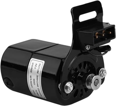 Naaimachinemotor - Motor Naaimachine - Naaimachine Reparatie - Universeel Geschikt - 100 Watt - Zwart