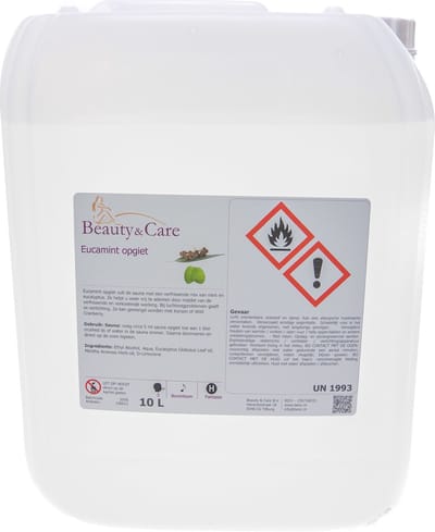 Eucalyptus Munt sauna opgiet - Beauty & Care - 10 L. new
