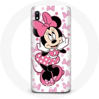 Hoesje voor Samsung Galaxy A10 Minnie Mouse Schattige tekenfilm roze