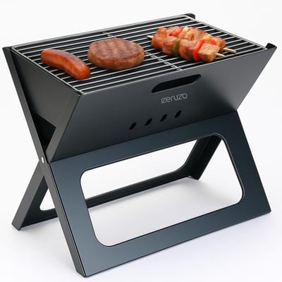 Ceruzo Opvouwbare Budget Barbecue - Draagbaar- Inklapbaar - Houtskool- Camping -Strand -Park