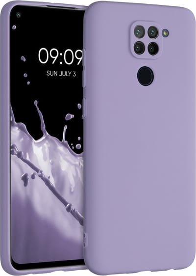kwmobile telefoonhoesje geschikt voor Xiaomi Redmi Note 9 - Hoesje voor smartphone - Precisie camera uitsnede - In violet lila