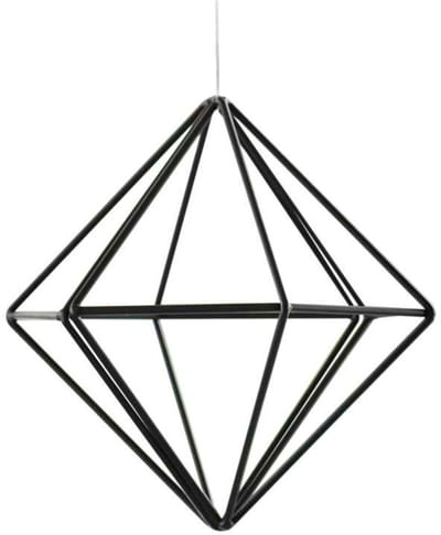 Ginger Ray - Ginger Ray - Zwarte metalen geometrische hangdecoratie - 30 cm